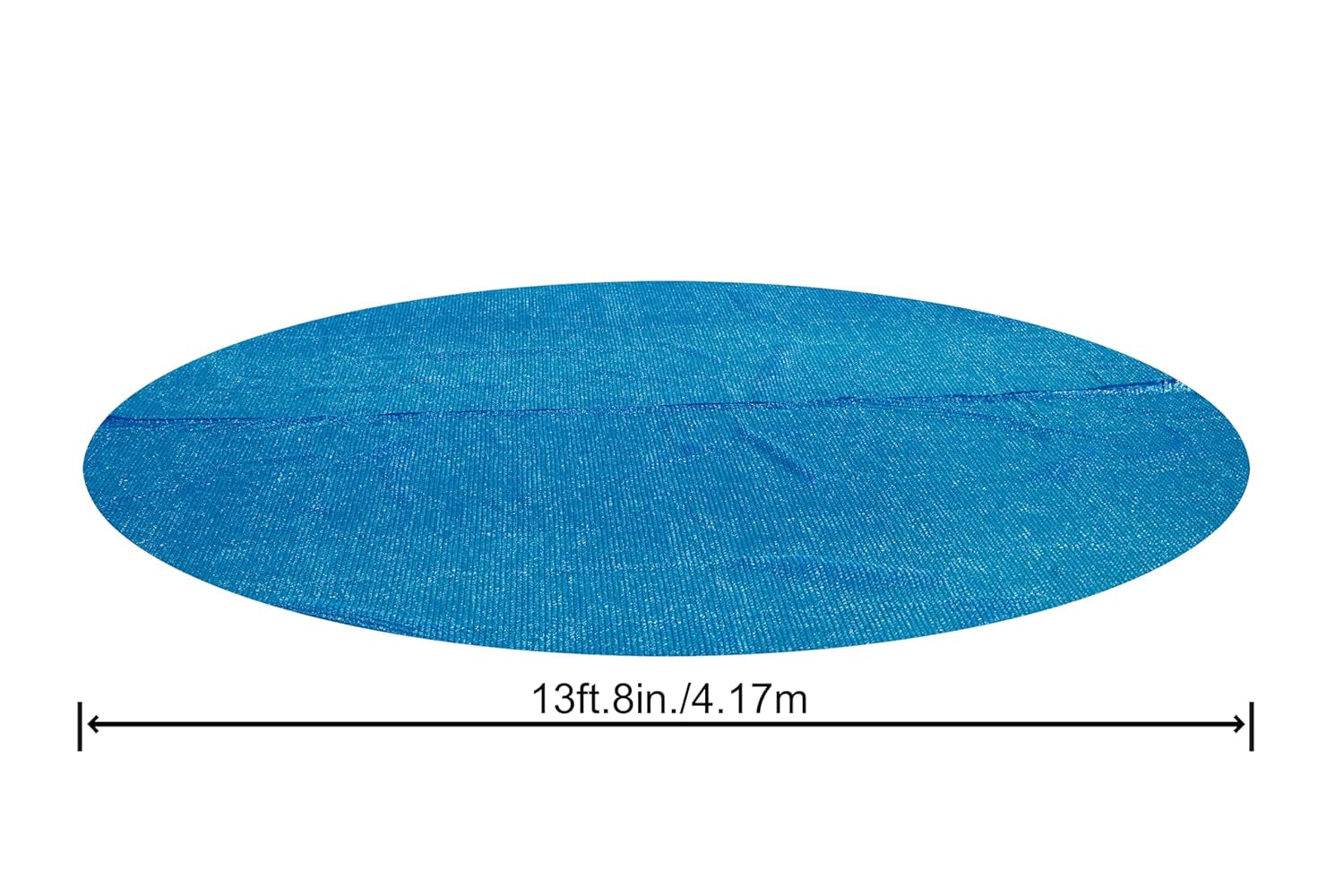 Bestway Husă solară din PE Ø 417 cm, albastră, rotundă
