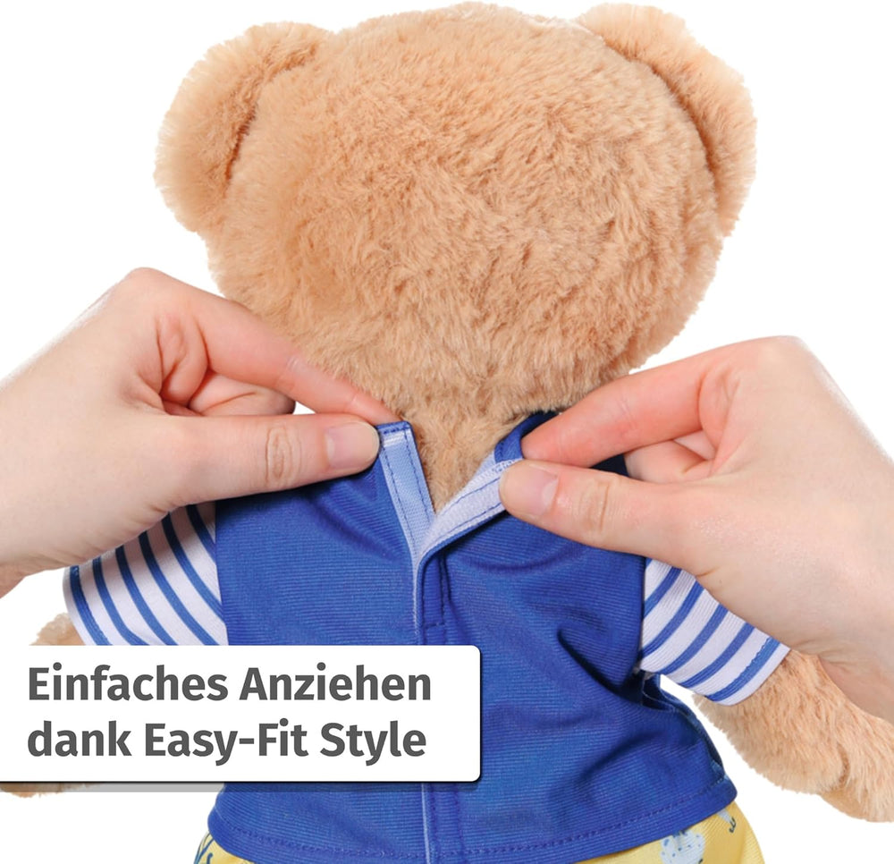 Costume de pêcheur Baby Born Teddy avec canne à pêche pour poupées de 43 cm et ours en peluche, 835982 Zapf Creation