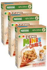 Céréales pour petit-déjeuner Churros avec 42 % de grains entiers, paquet de 3 (1 x 360 g)