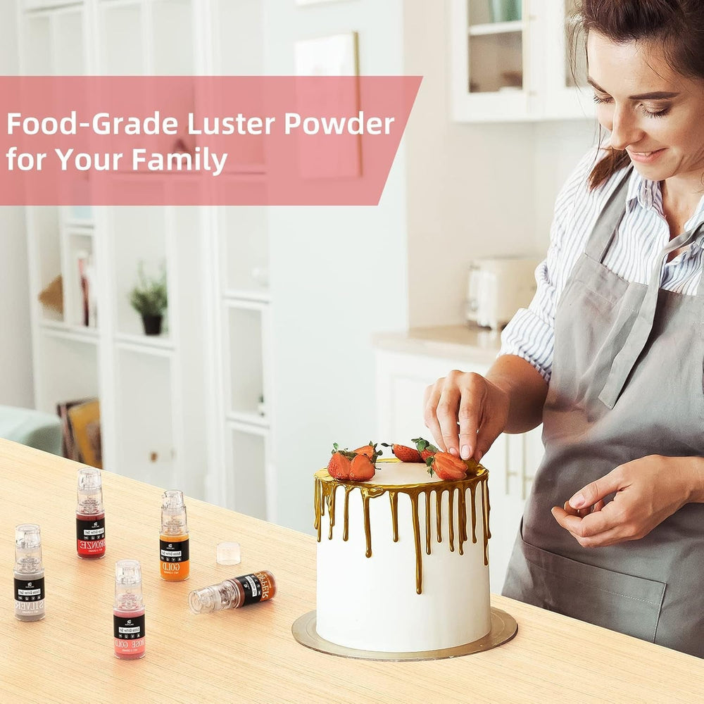 DecoRom, paillettes comestibles, poudre, 10 grammes Glitter Naty Shop