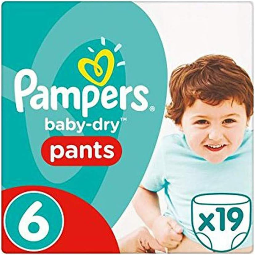 Couches Pampers 81657566 Pantalon Baby-Dry, blanc