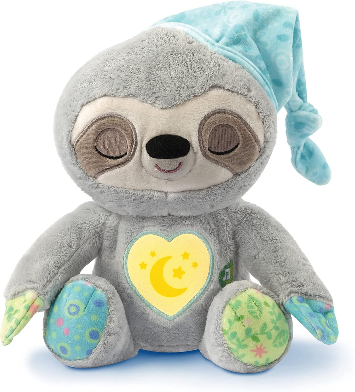 VTech Baby Schnarchi, le paresseux endormi - Jolie peluche pour vous aider à vous endormir - Avec des sons naturels et quotidiens, de la musique et une veilleuse - Pour les bébés dès la naissance Bebe Toys Naty Shop