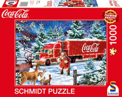 Schmidt Spiele 57598 Coca Cola Christmas Truck Puzzle 1000 pièces Naty Shop Titre par défaut