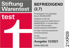 Robot culinaire Bosch Série 2 MUMS2EB01, bol inox 3,8 L, 700 W Mère et Enfant Naty Shop