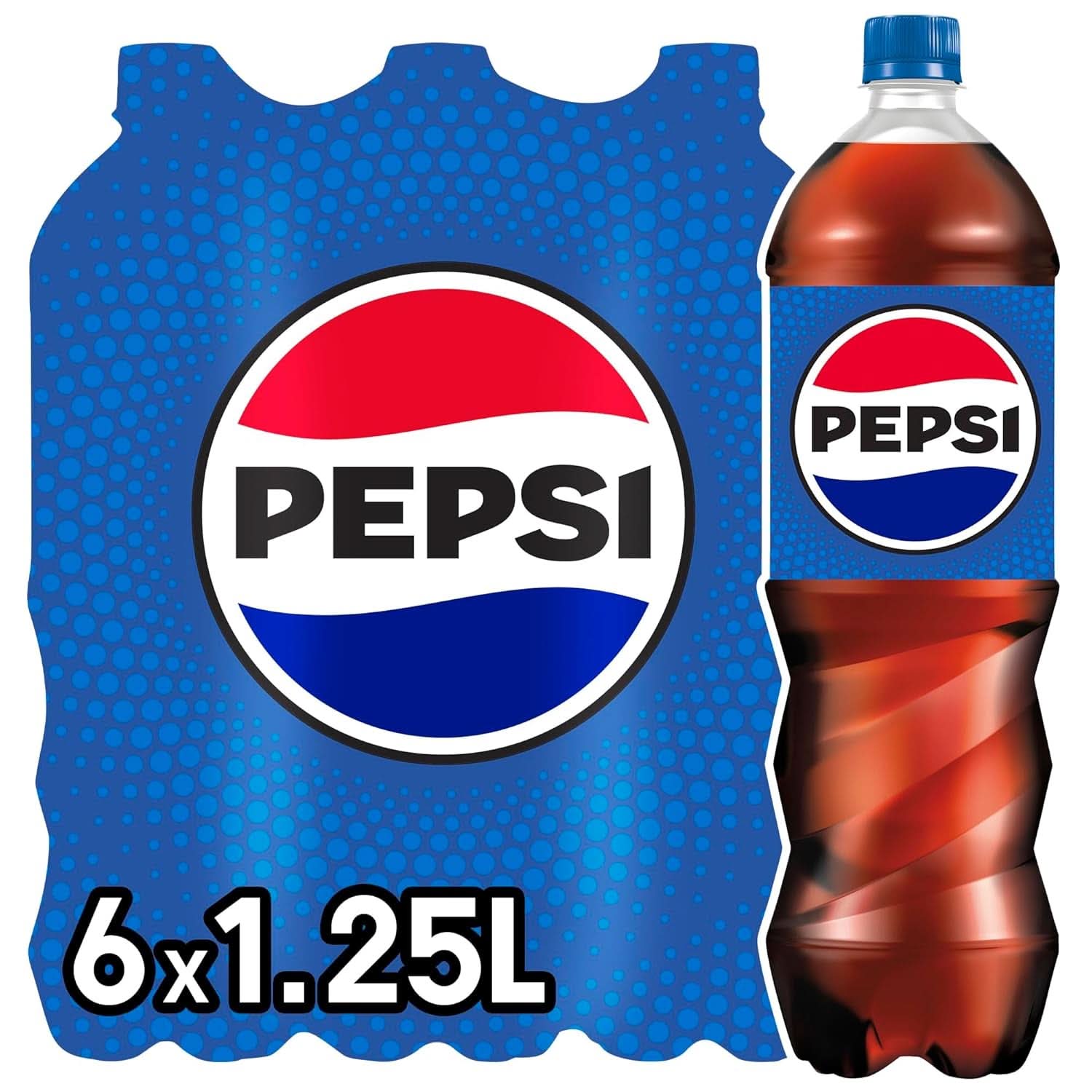 Pepsi Cola, Original, set 6 x 1,25 litres Boissons non alcoolisées Naty Shop 6 x 1,25 litres Nouvelle version