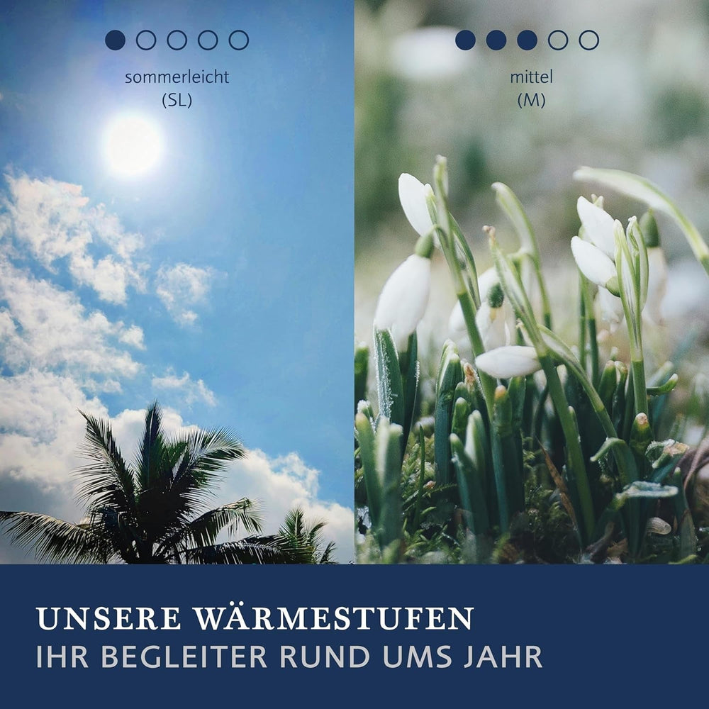 Couette Billerbeck E48 Kairo - Couette d'été - 135 X 200 Cm - Couette rafraîchissante - Avec 60% poil de chameau 40% laine vierge Couettes et couettes Naty Shop