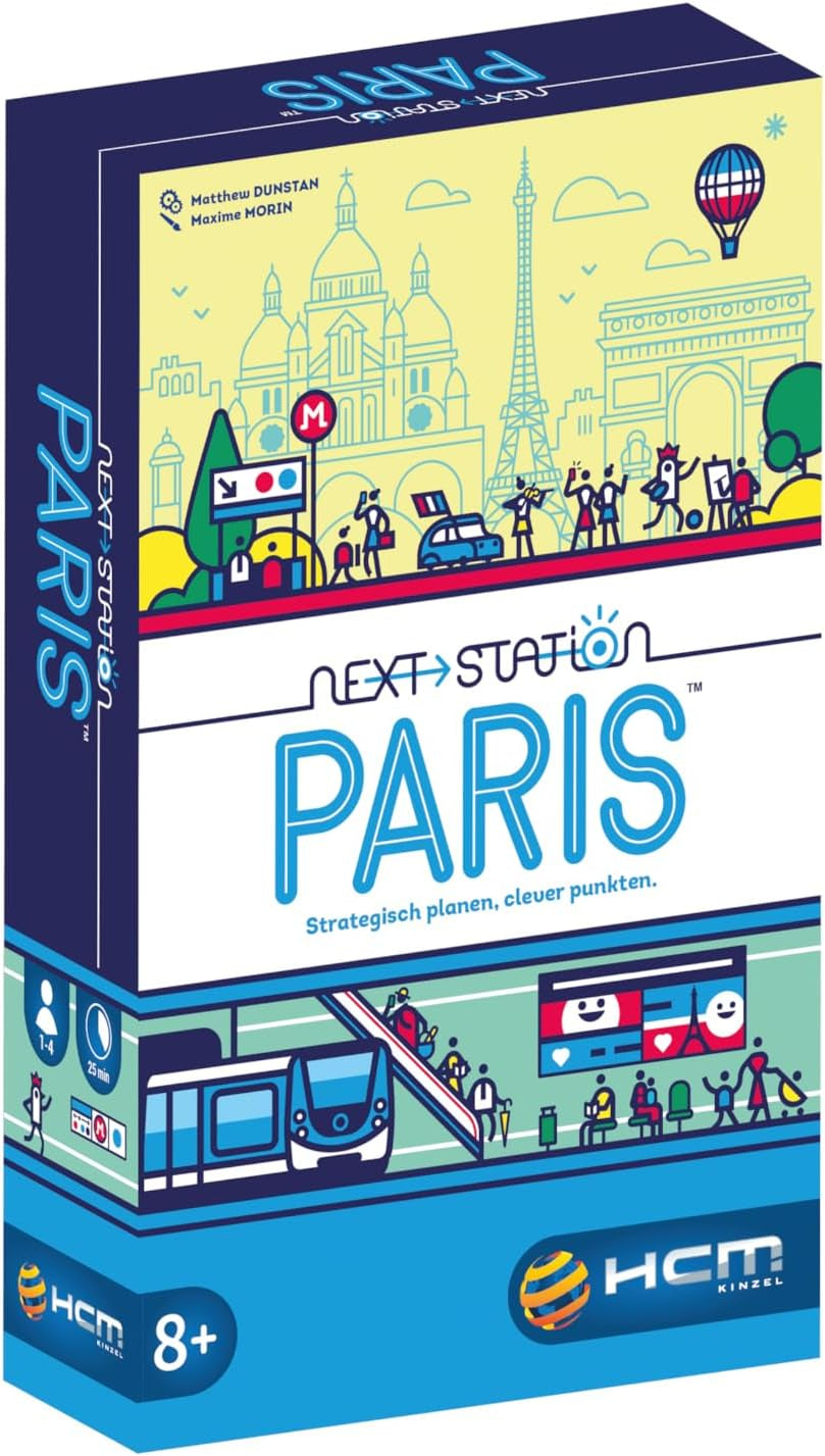 HCM Kinzel - Prochaine gare de Tokyo | Suite du jeu nominé | Flip & Write - Nouvelles lignes de métro pour le tourisme de Tokyo | Compétence et stratégie | Allemand | 55214