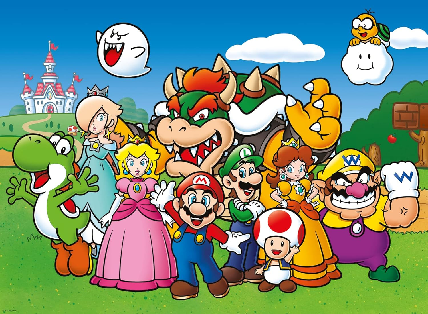 Puzzle pour enfants 100 pièces XXL - Nintendo Super Mario Fun Puzzle Naty Shop