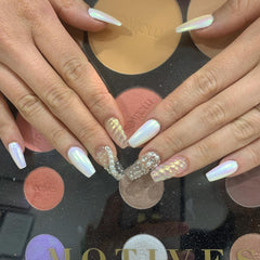 GZMAYUEN Chrome Pulver pour ongles 6 couleurs miroir Chrome poudre à ongles Pigment poudre Nail Art