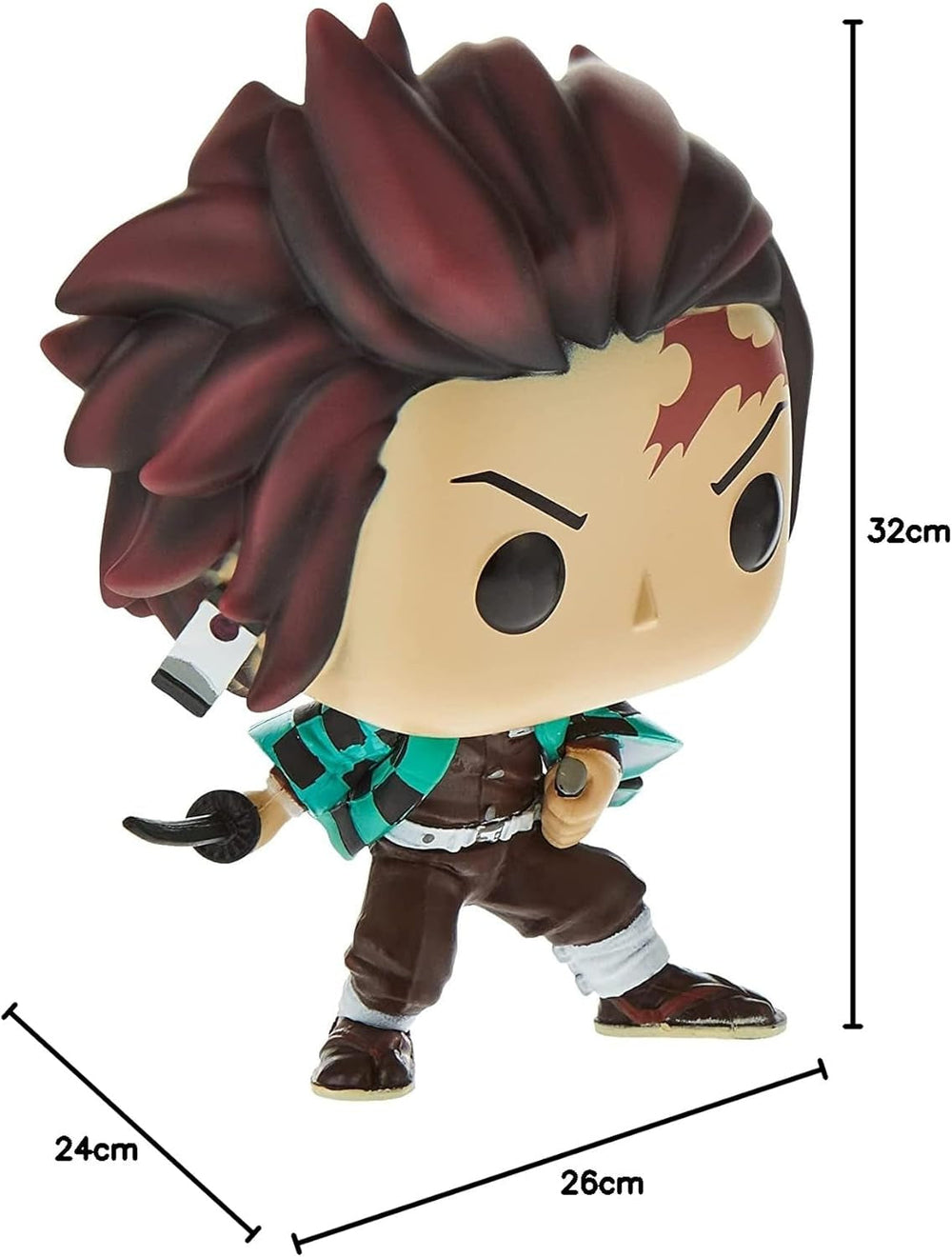 Funko Pop! Animation : Demon Slayer - Tanjiro Kamado - Figurine de collection en vinyle - Idée cadeau - Marchandise officielle - Jouets pour enfants et adultes - Fans d'anime - Figurines d'action de collection Modèle Figure Naty Shop