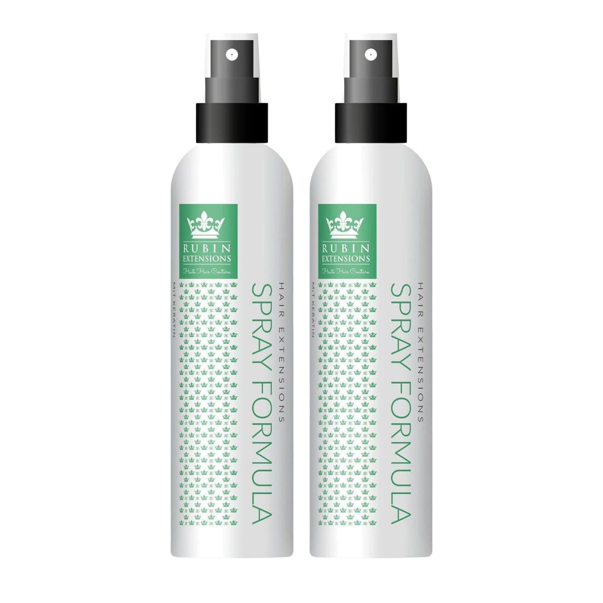 Spray biphasé pour l'entretien des extensions de cheveux humains | kératine, collagène et B5 hautement concentrés | protection et brillance pour extensions de cheveux naturels | idéal pour les extensions de cheveux humains et les tresses de cheveux humains | Pack de 2 produits démêlants pour cheveux Naty Shop 200 Ml (pack de 2)