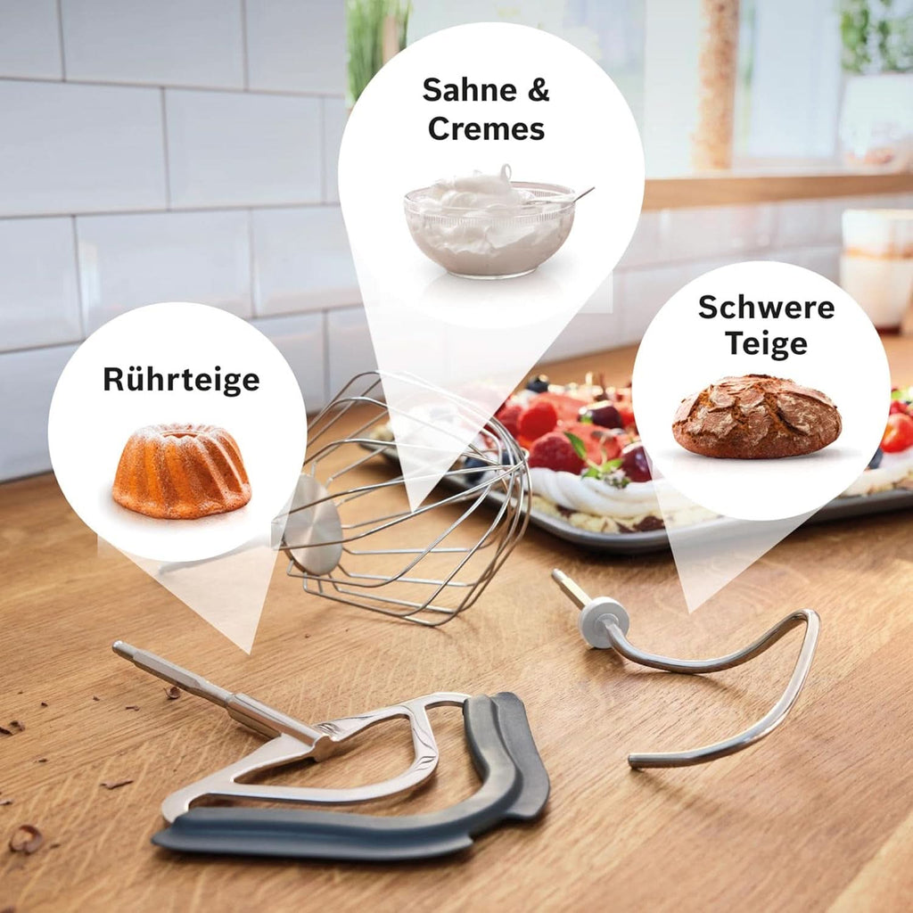 Robot de bucătărie Bosch Seria 4 MUM5X720, cântar integrat, bol din oțel inoxidabil 3.9L, mixer 1.25L, 1000W Accesorii Hrana si Alaptare Bebe Naty Shop