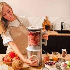 Cecotec Batteur sur socle Grand Katana 2700MAX Total Destroy W. Maximalleistung 2700W, Gegenläufige Technologie, 8-Klingen-Messer Mit Schwarzer Titanbeschichtung, Thermoresistenter Krug 1.8L Mother and Child Naty Shop