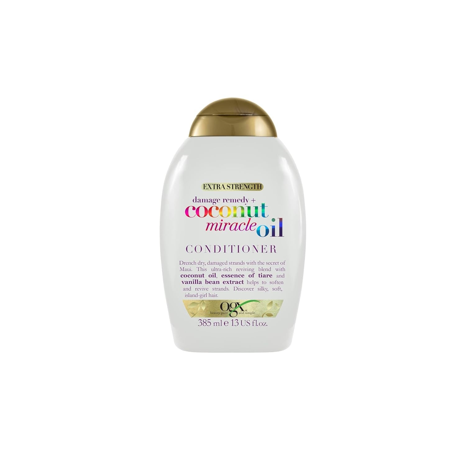 OGX Coconut Miracle Oil Conditioner, Balsam hidratant pentru îngrijirea părului cu ulei de nucă de cocos, 385 ml Ingrijire par OGX Balsam