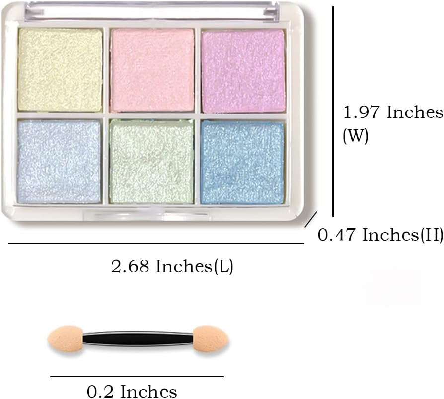 6 couleurs Chrome Glitzerpulver pour ongles, poudre à ongles chromée, poudre à ongles néon perle Nail Art poudre à pigments ensemble bricolage Nageldesign