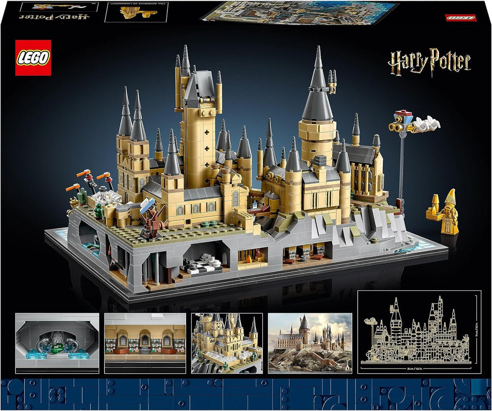 Château de Poudlard LEGO Harry Potter avec ailes de château - ensemble de collection pour adultes comprenant la tour principale et la tour astronomique, la chambre des secrets et une figurine d'architecte - cadeau pour femme - 76419 Jeux de construction Besuche den LEGO-Store