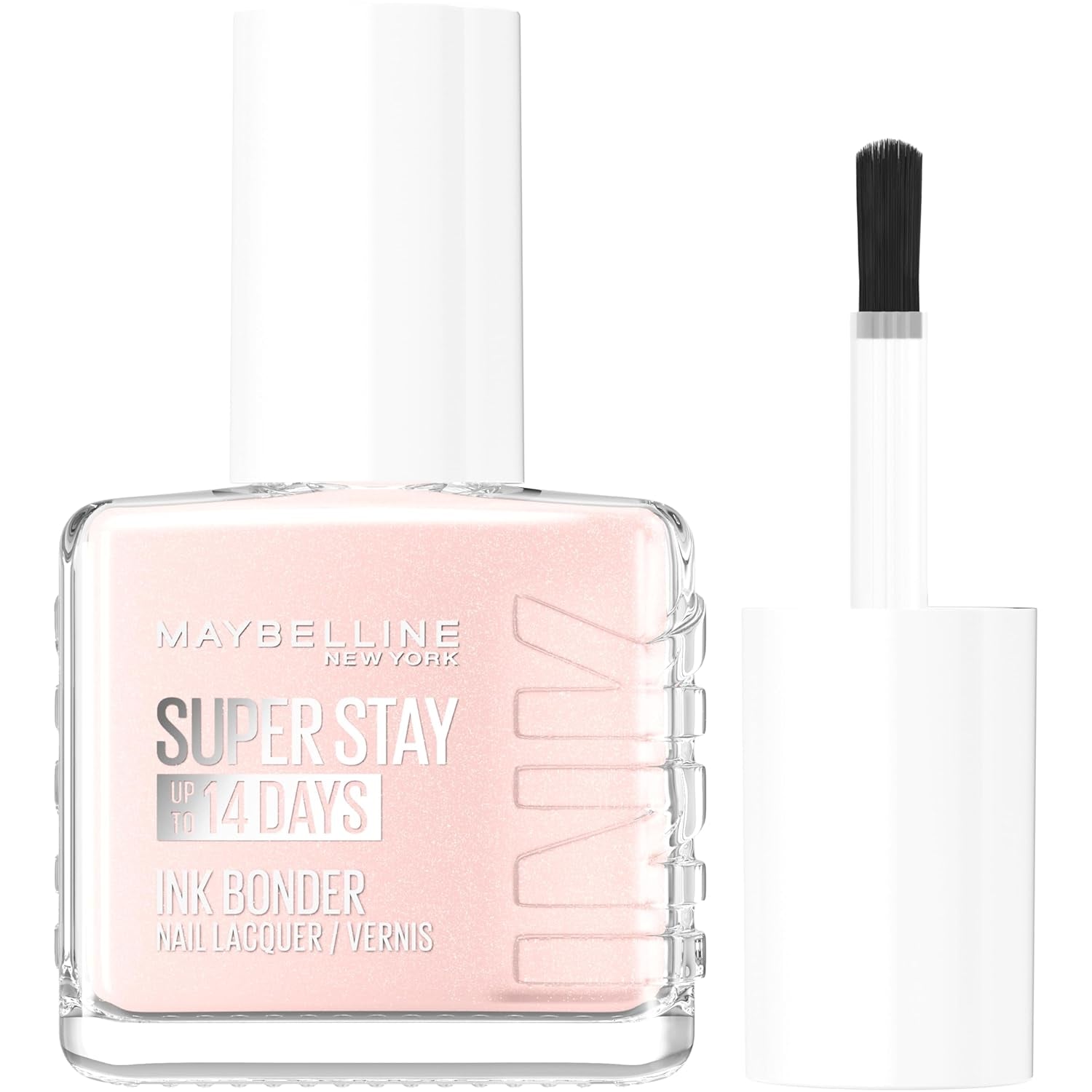 Oja Maybelline New York Super Stay Ink Bonder 078 Porcelain – ojă de lungă durată pentru unghii puternice și culoare intensă, 12,3 ml