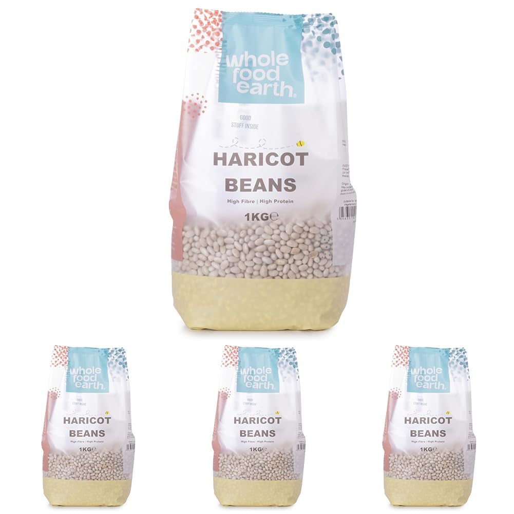 Haricots verts Wholefood Earth 1kg | Sans OGM | Naturel | Riche en fibres | Riche en protéines