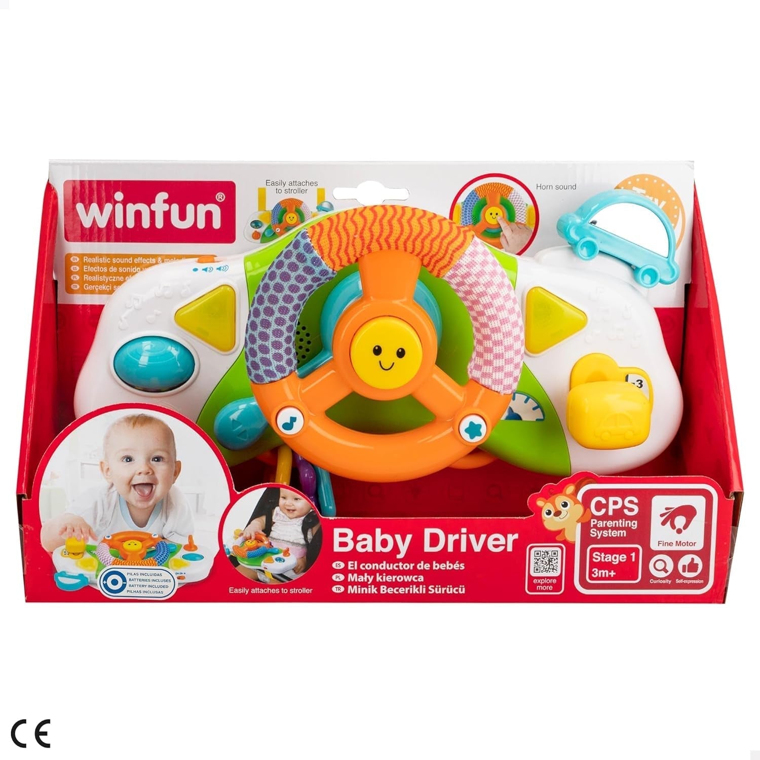Winfun 40300 Jouet, simulateur de voiture, M Toys Bebe Naty Shop