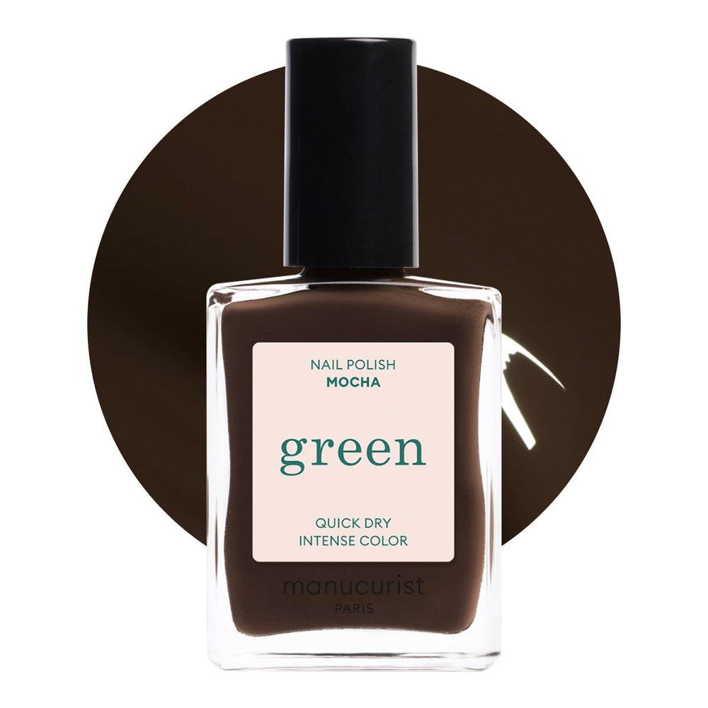 Manucurist Green - Oja Rosy Beige Shell Beige - Oja cu Uscare Rapidă - DIY Nails - Vegană 12-Free - Pe Bază de Plante - Oja - Fabricată în Franța