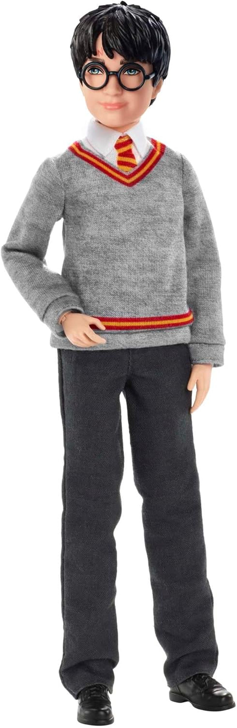 Mattel Harry Potter - Poupée de collection (26 cm environ) avec uniforme de Poudlard, robe et baguette de Gryffondor, jouet à partir de 6 ans FYM50 Figurines Naty Shop