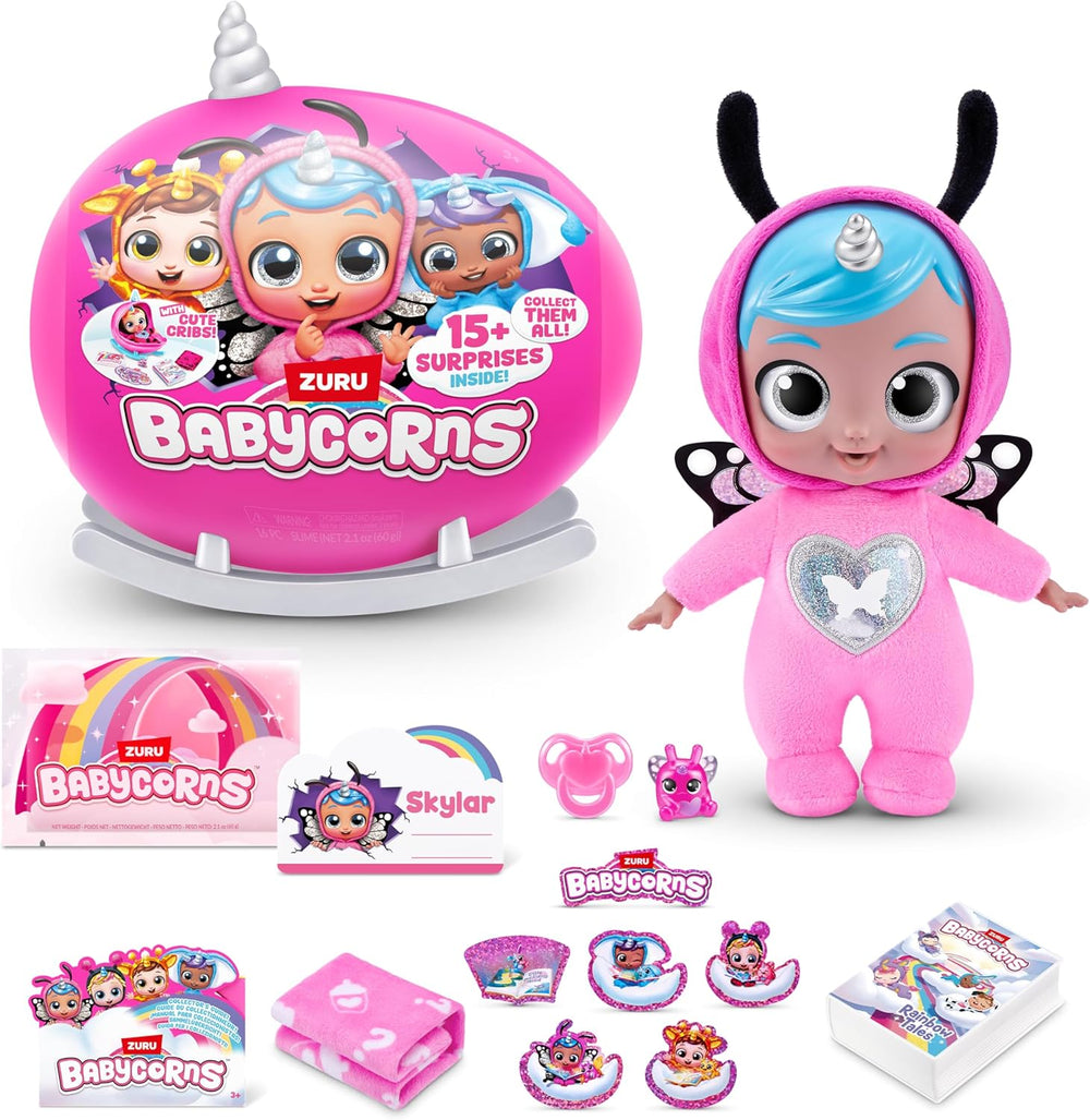 Babycorns Magic Dolls Série 1 Petite (Skylar) par ZURU, Surprise, Unboxing, Bébé Fille, Poupée