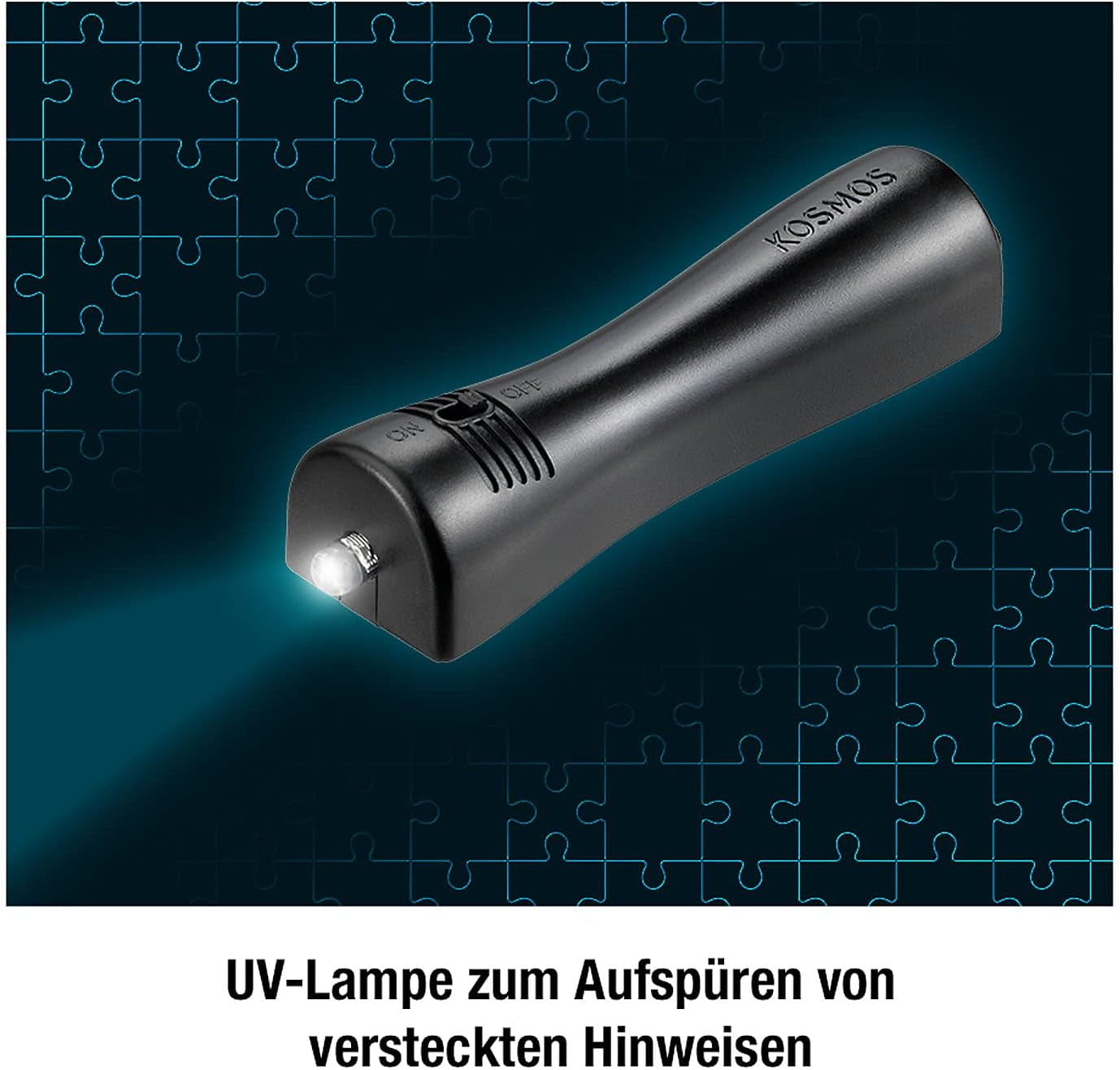 Les Trois ??? - Puzzle Crime - La Villa des Puzzles Par KOSMOS 697976, 300 pièces, Brille dans le noir, Avec lampe UV, Lecture, Puzzle, Résolution de puzzles, Puzzle Détective A partir de 10 ans Puzzle Naty Shop