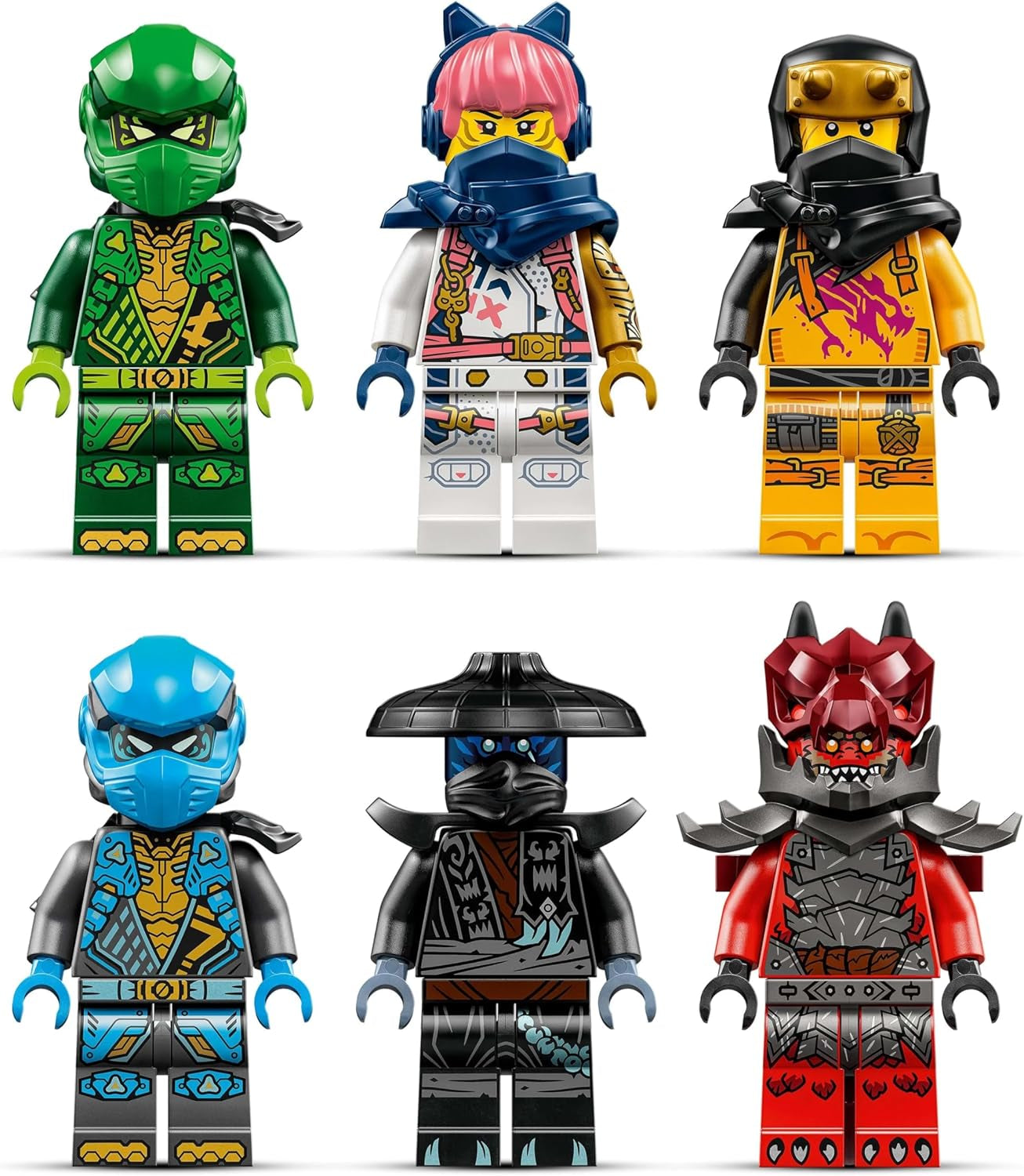 LEGO NINJAGO Chaos Dragon Thundertooth - Jouet avec 6 figurines Ninja - Jeu de construction de rôle pour garçons et filles à partir de 8 ans - Cadeaux pour les fans de la série télévisée Rise of the Dragons 71832 Jeux de construction Beuche den LEGO-Store