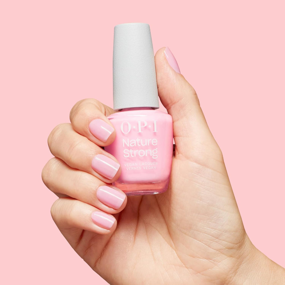 OPI Nature Strong Blossom Into Awesome - Vernis à ongles rose - Brillance intense et tenue 7 jours | Couleur longue durée pour vos ongles | 15 ml