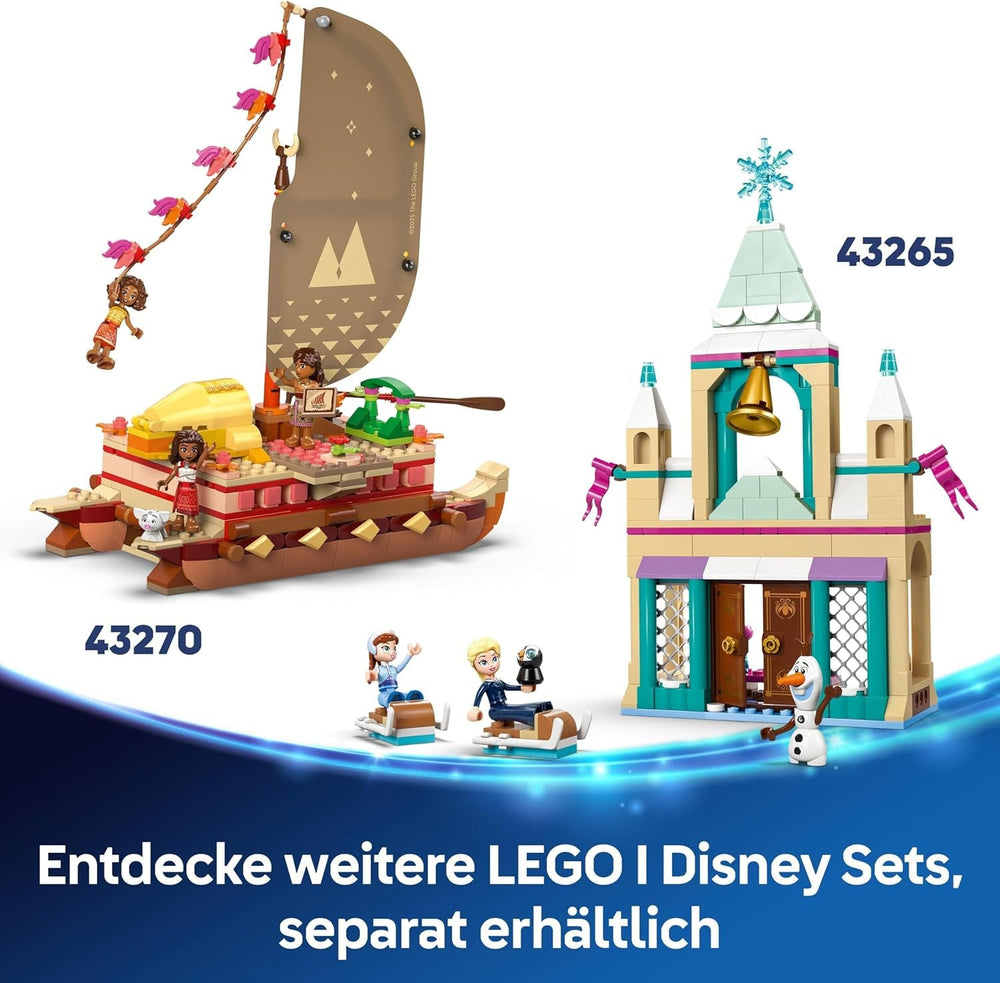 LEGO Ç€ Disney Princess Castle Cendrillon et calèche, ensemble pour filles à partir de 6 ans, jouet fantastique avec mini poupées princesse Cendrillon et prince charmant, idée cadeau pour les fans de Disney 43275 Jeux de construction Beuche den LEGO-Store