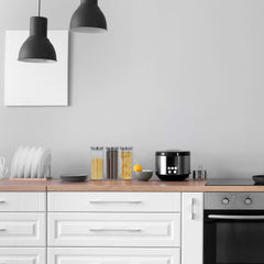 Relaxdays Lot de 3 Boites de Conservation, Fermées, Couvercle Inox, Pour Pâtes, Muesli et Riz, Récipient de Cuisine 1,5 L, Argent Transparent, 24 x 9,5 x 9,5 cm, Boites de Conservation Transparentes Argent Naty Shop