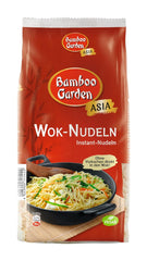 Jardin de Bambou - Nouilles Wok | Nouilles instantanées à l'œuf | Mélanger, aucune pré-cuisson nécessaire | Pour les plats asiatiques au wok | 250 g dans un sachet