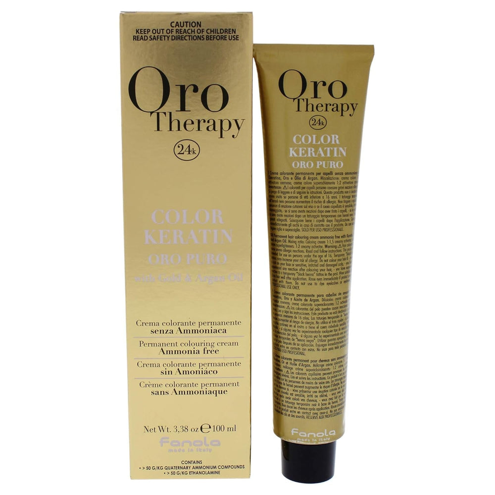 Fanola Oro Therapy Color Keratin 5.0 100ml Teinture capillaire Naty Shop Or, Blond