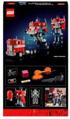LEGO 10302 Icons Optimus Prime Set, figurine robot 2 en 1 et camion modèle, kit de modèle de jouet Transformers pour adultes, cadeau d'anniversaire ou de Noël pour hommes, femmes, elle et lui Ensembles de construction Besuche den LEGO-Store