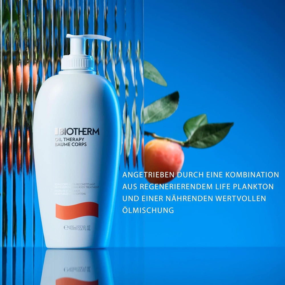 Biotherm Oil Therapy, lotion corporelle spéciale peaux rugueuses et sèches, 400 ml Douche et bain Naty Shop