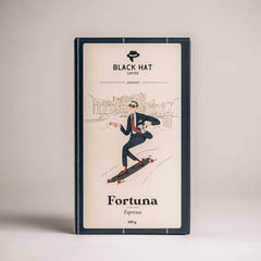 BLACK HAT ESPRESSO Fortuna - Café de spécialité 100% Arabica du Guatemala – Chocolat et Fruits Rouges – 250g Grains entiers pour machines à expresso