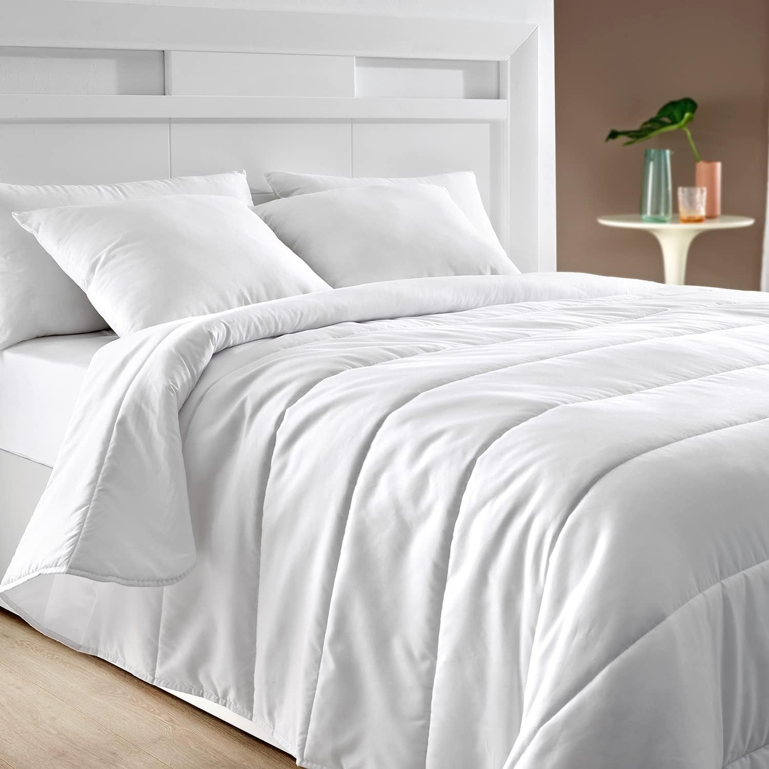 Couette en fibre Pikolin Home, Anti-acariens, Printemps, Été, 150 G, Couette, Hypoallergénique, Respirant, Différentes tailles, RF07 Couettes et couettes Naty Shop