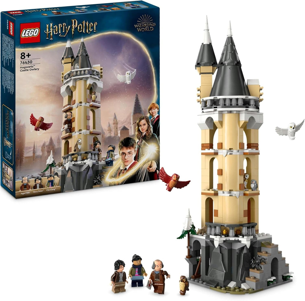 LEGO Harry Potter La Volière au Château de Poudlard Ensemble d'aventure avec animaux et 3 figurines, jouet de film pour enfants, cadeau pour filles, garçons et tous les fans à partir de 8 ans 76430 Ensembles de construction Besuche den LEGO-Store Single