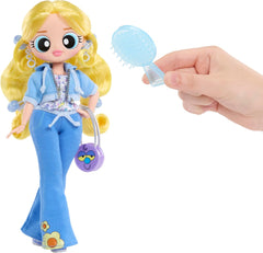 MDR. Surprendre! OMG The Powerpuff Girls Puppe - Bubbles - Enthält 1 Modepuppe, Inclus Outfit et Accessoires, 3 zum Sammeln