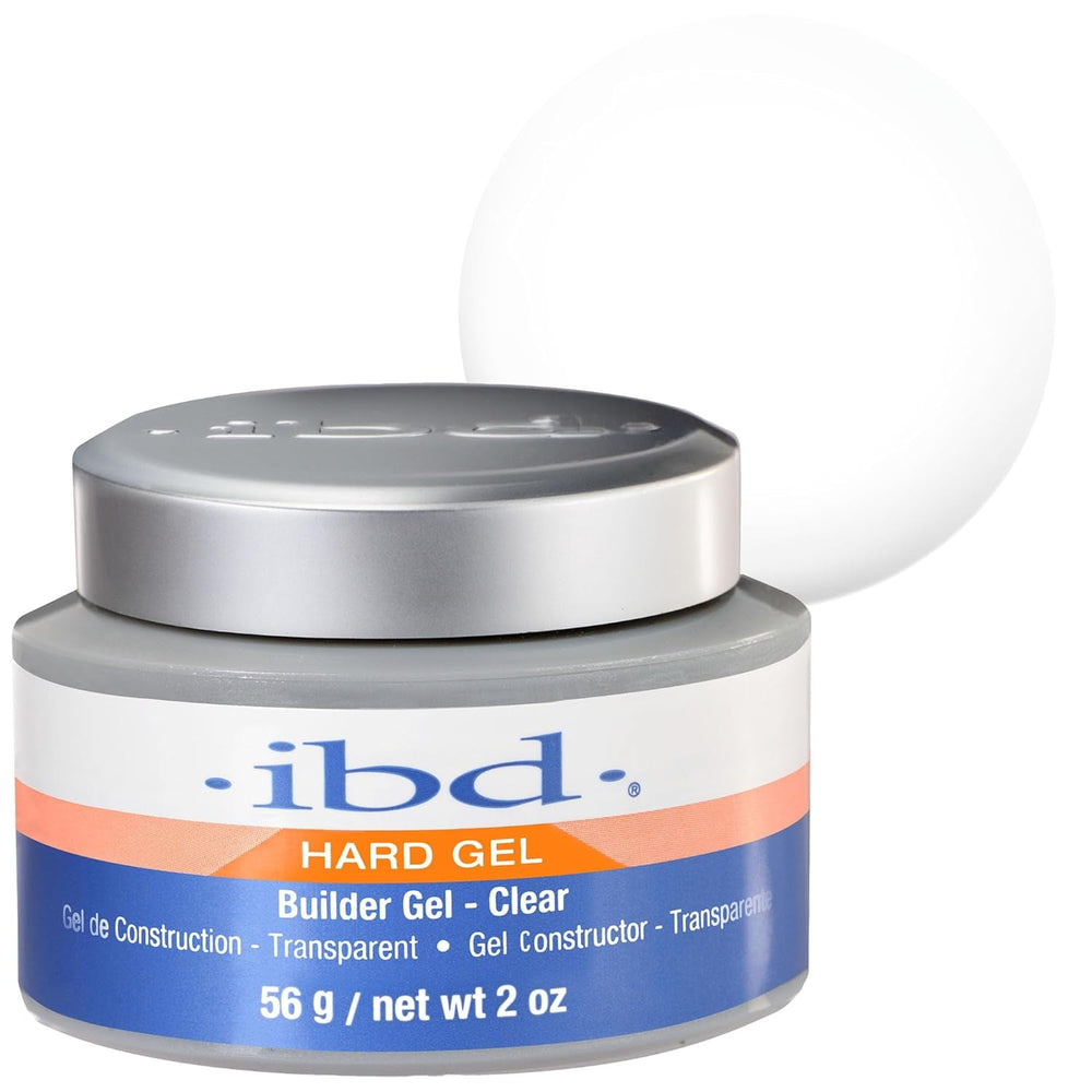 Gel dur IBD – Gel de construction transparent 1 paquet (1 x 14 g) – Fabriqué aux États-Unis – Gel de construction de qualité supérieure pour ongles en gel