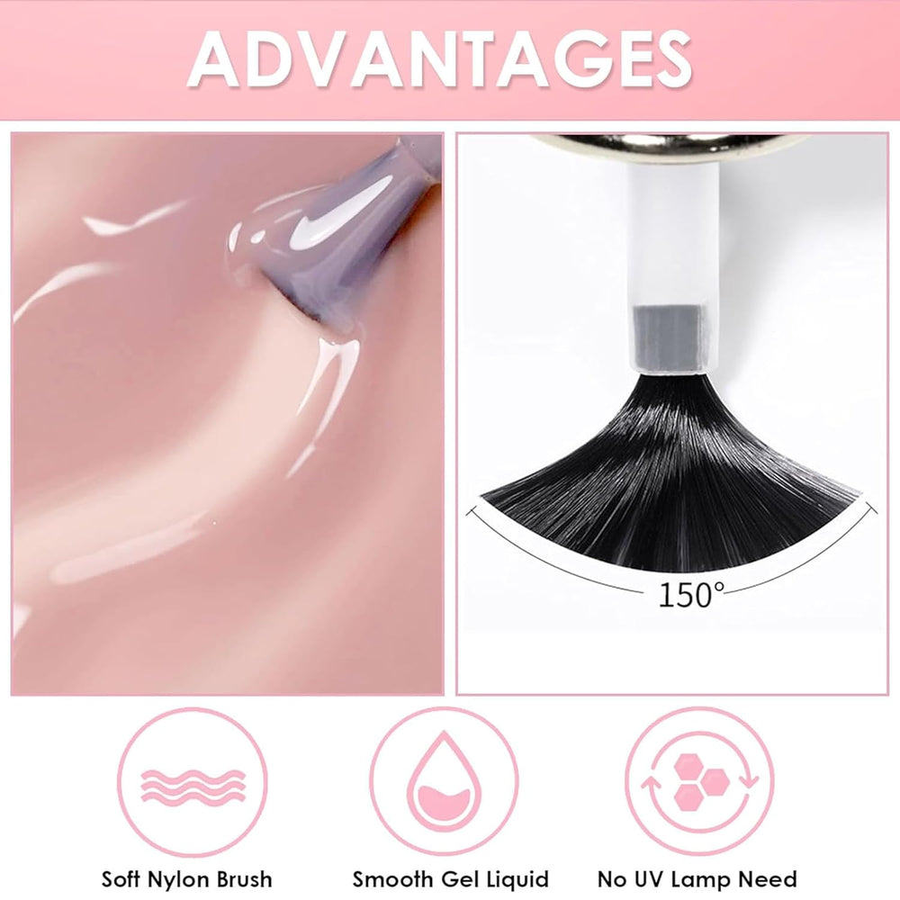 Ensemble de 6 vernis à ongles – Vernis à ongles rouge vif longue durée à séchage rapide – Vernis à ongles non toxique à base d'eau pour salons de bricolage, cadeau de manucure (couleur A)