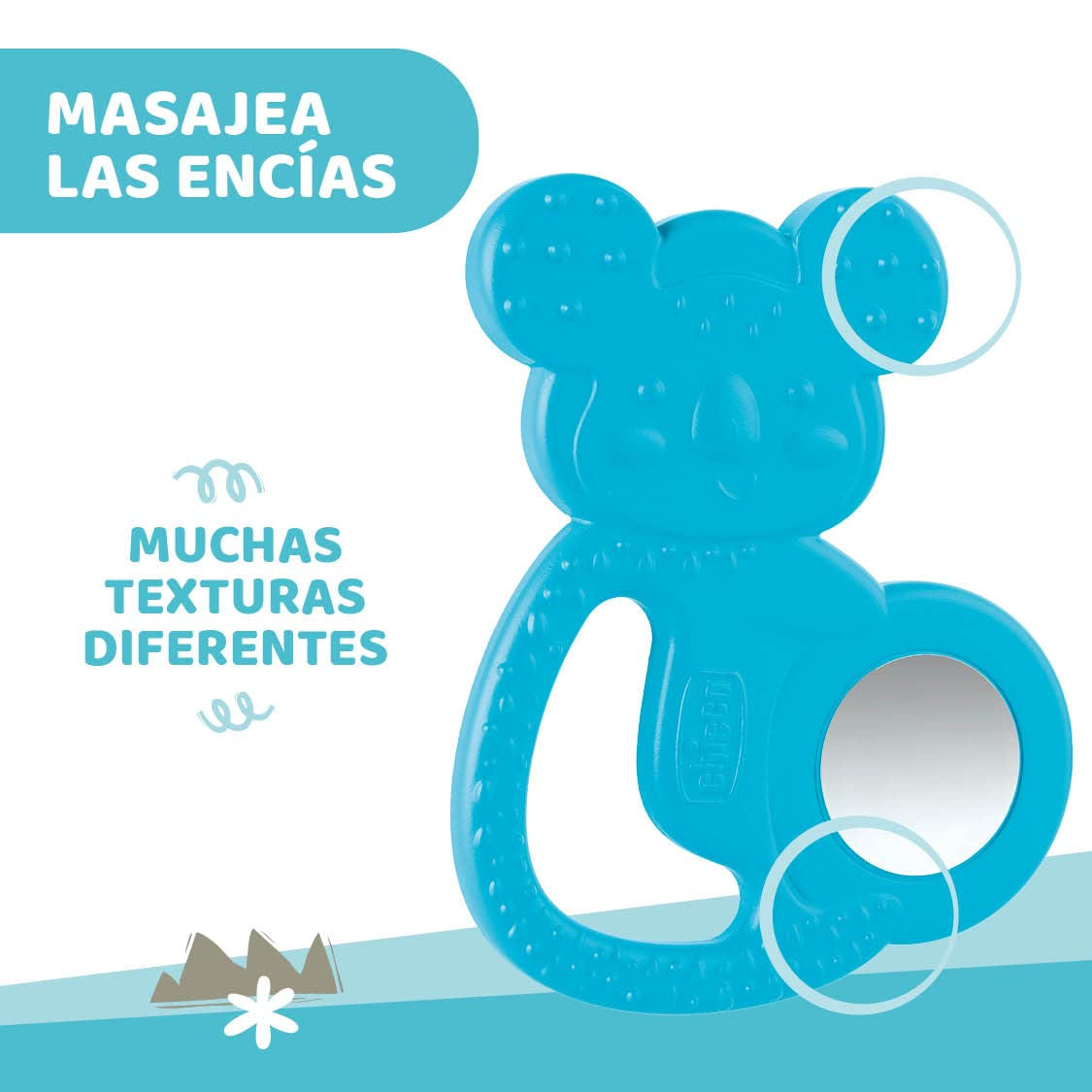 Chicco Fresh Power 3D Koala jouet de dentition, 4 mois et plus