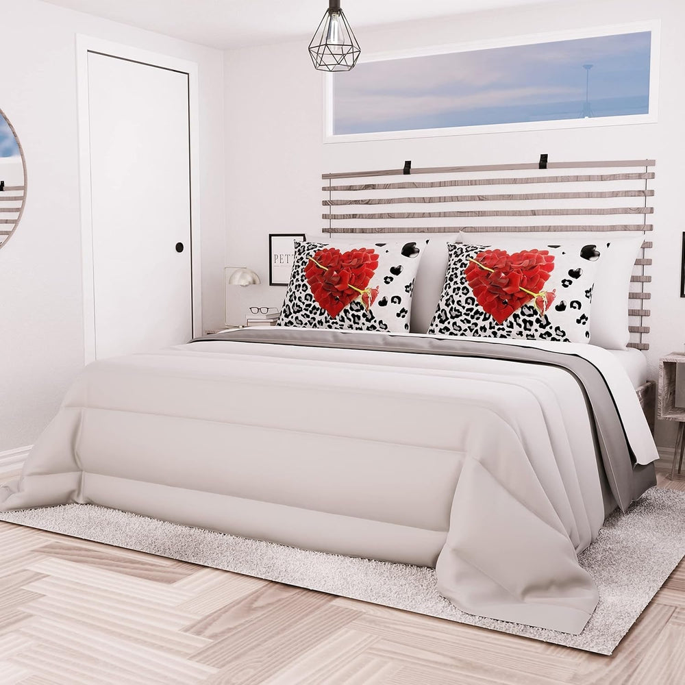 PETTI Artigiani Italiani - Couette d'hiver pour lit double, maxi, monochrome, double face, blanc, gris, 100% Made in Italy Couettes et couettes Naty Shop Gris Taille lit 140X200 : [Couette 240 X 260 Cm]