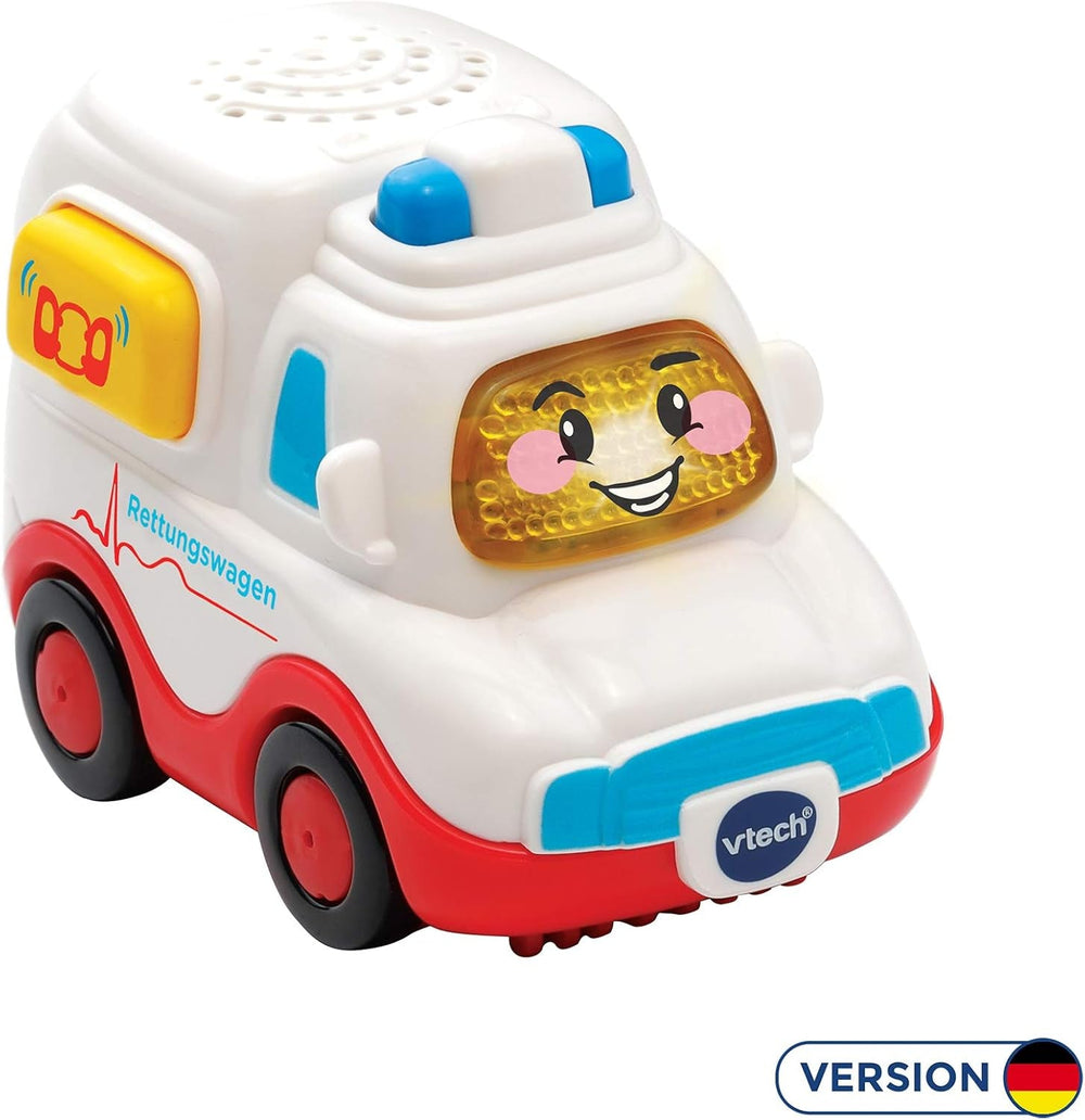 Baby 80-127804 - TUT TUT Baby Speedster - Road Set & 80-517004 TUT TUT Baby Speedster Ambulance Jouet pour enfants, multicolore Bebe Toys Naty Shop