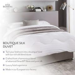 Boutique Couette en soie, literie de luxe, lavable en machine (13,5 Tog, double) Naty Shop Couettes et couettes