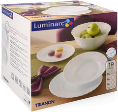 Service de table Dajar, blanc Services de table Naty Shop