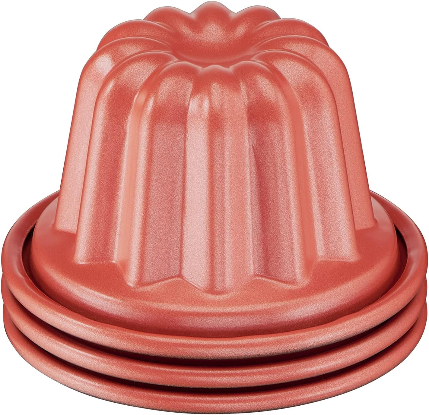 Tefal Creabake Muffins Creabake Backformen, 7,5 cm, Antihaftbeschichtung, Stapelbares System, Kreative Rezepte Für Süßigkeiten Und Slate, Einfaches Backen, Eisenfarben Moules et plaques pour la cuisson Naty Shop Set Mit 3 Rippen