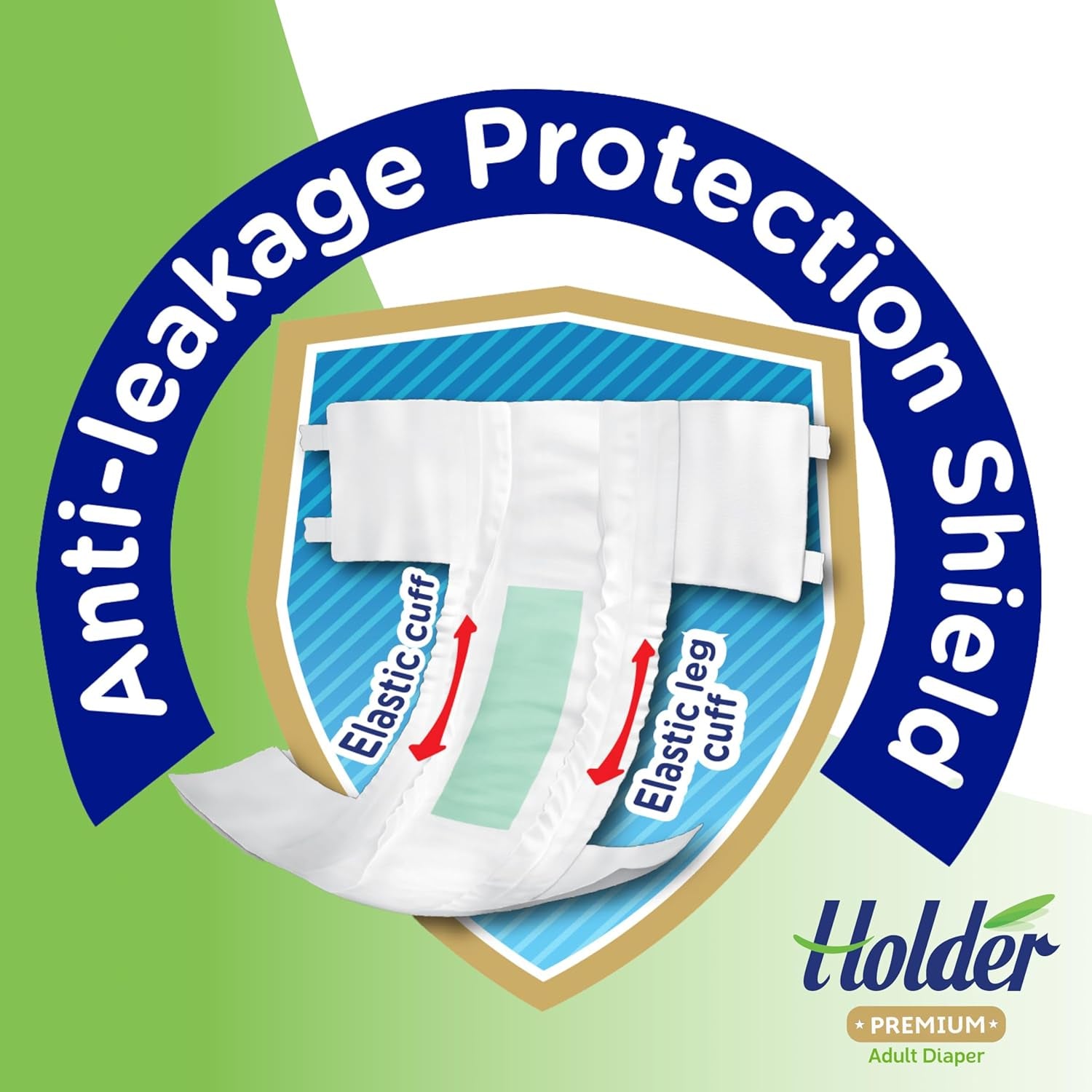 Couches jetables unisexes pour adultes, imperméables, absorbantes, élastiques, respirantes, super absorbantes, double couche, indicateur d'humidité, protection dermatologique 5 étoiles, moyen