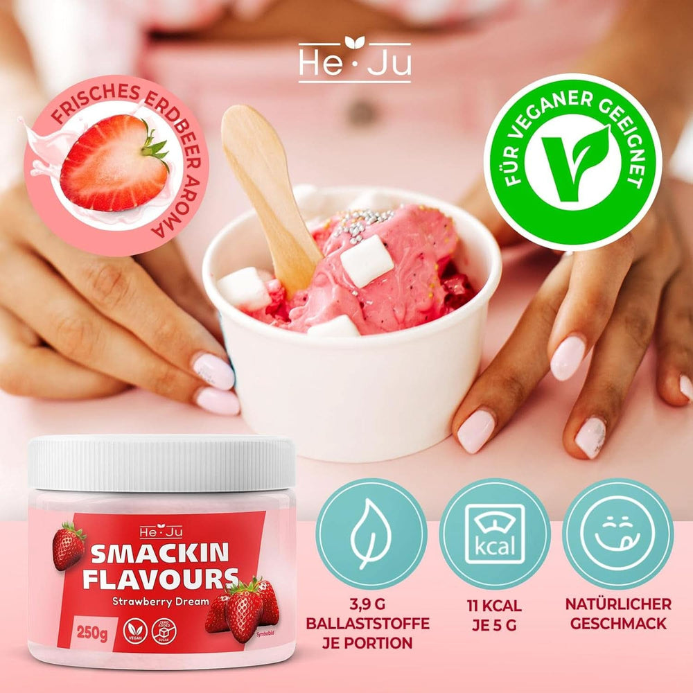 He-Ju, Poudre au goût de fraise, 250 grammes Arômes Naty Shop