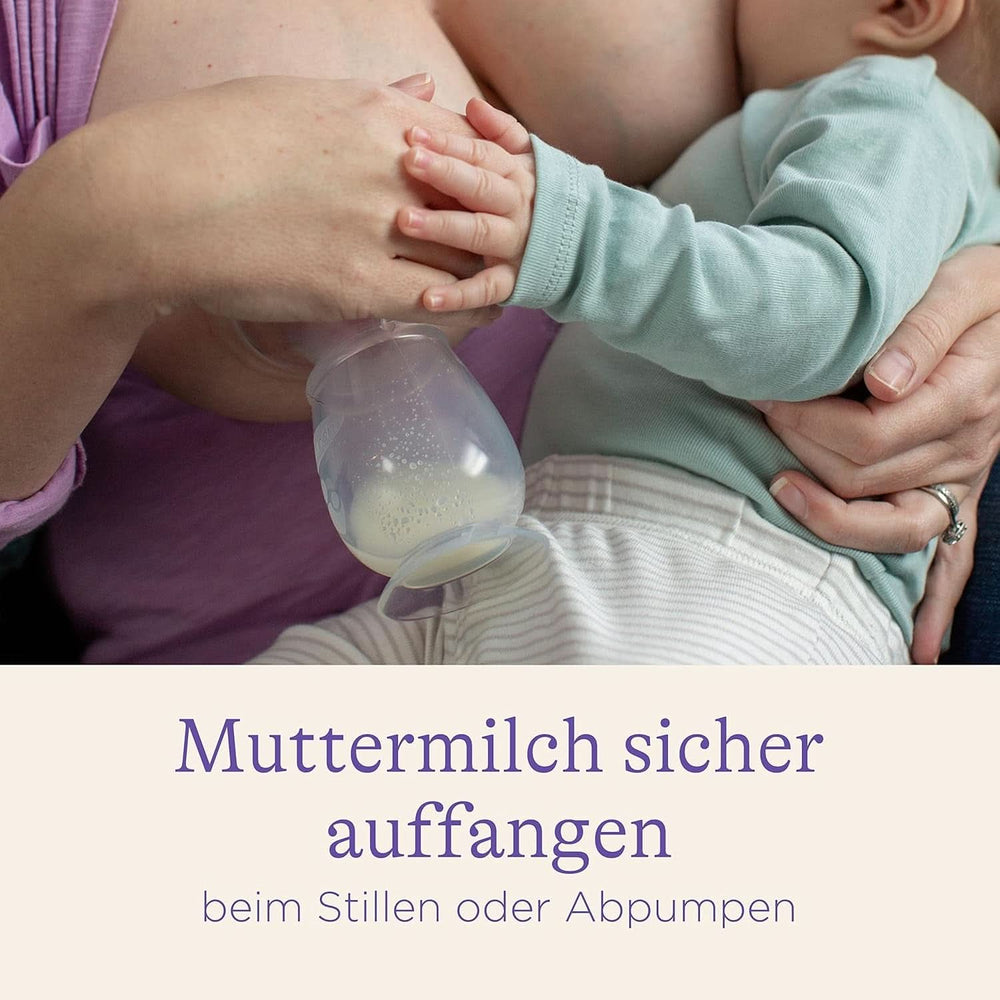 Lansinoh Silikon Milchpumpe & Muttermilchauffänger - Angenehmes & Extrem Weiches Silikon - Rettet Jeden Tropfen Muttermilch - Alternative Zu Milchauffangschalen, 1 Stück (1Er Pack) Accessoires Alimentation et allaitement Bebe Naty Shop